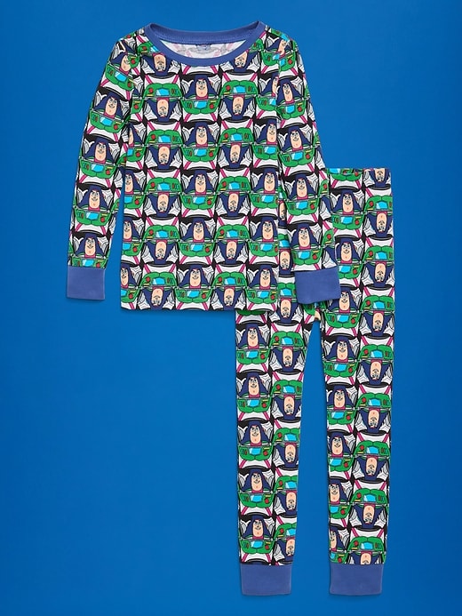 Image number 1 showing, Old Navy x Pixar Toy Story Unisex Graphic Snug-Fit Pajama Set for Toddler & Baby