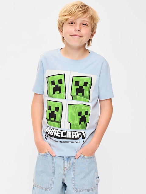Minecraft™ Gender-Neutral Graphic T-Shirt for Kids