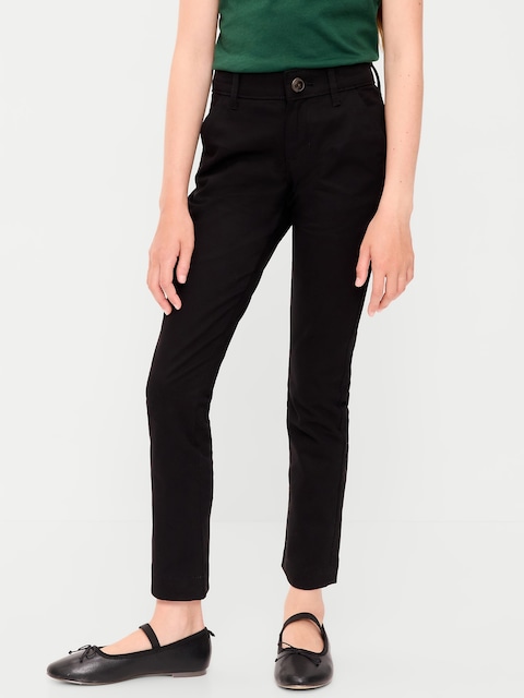 Skinny School Uniform Pants for Girls