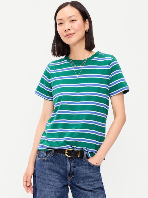 EveryWear Crew-Neck Striped T-Shirt