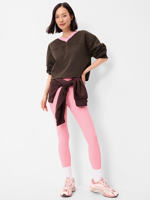 Image number 3 showing, Dynamic Fleece Oversized Cropped Sweatshirt