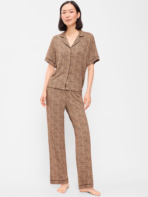 Sunday Sleep Knit Jersey Pant Set
