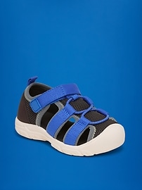 Image number 1 showing, Performance Closed-Toe Sandals for Toddler Boys