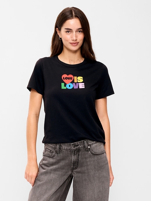 Image number 1 showing, EveryWear Crew-Neck Graphic T-Shirt