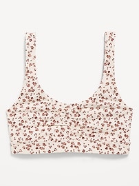 Image number 4 showing, Ruched Cotton Bralette