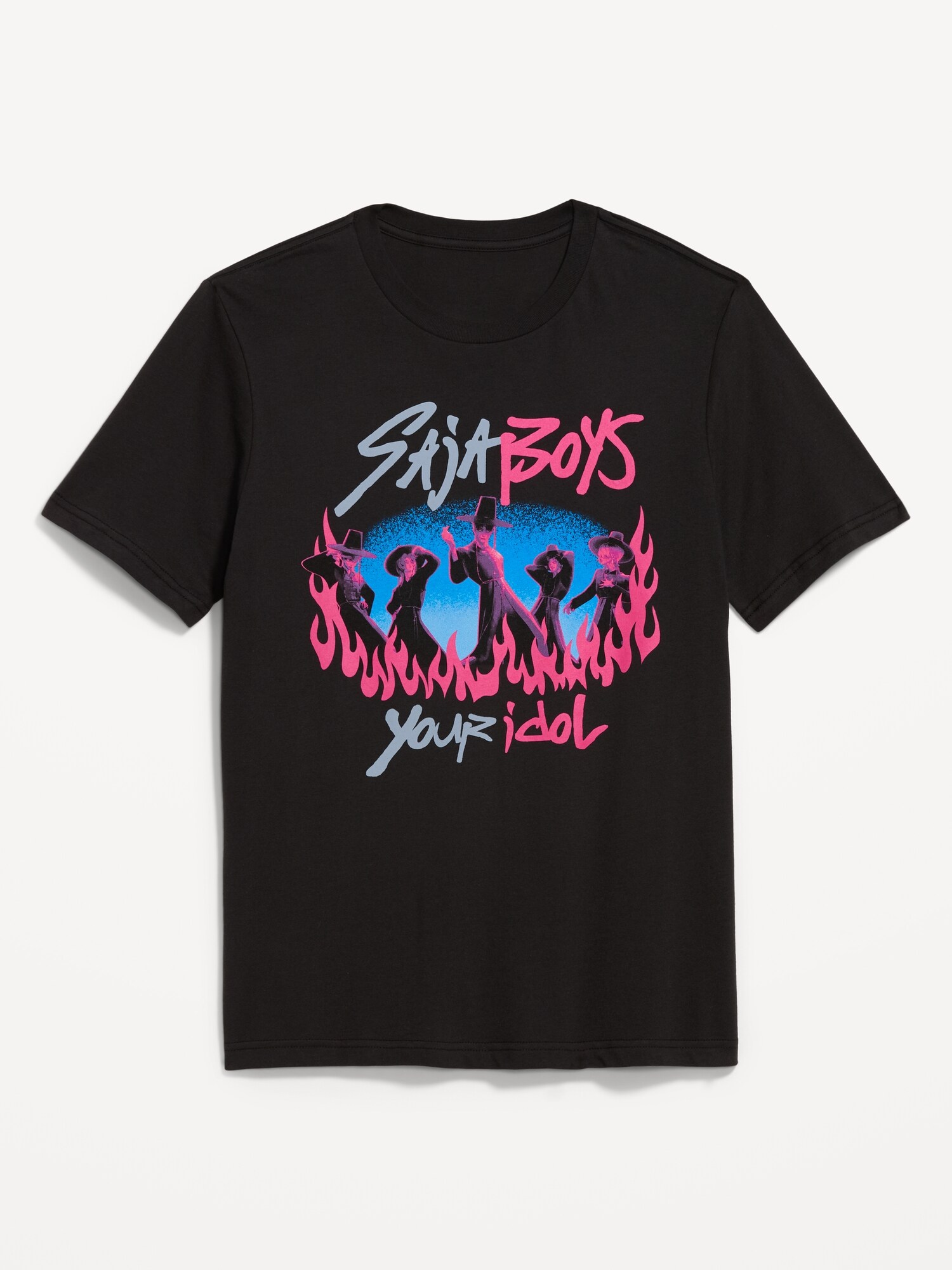 Мужская футболка Old Navy KPop Demon Hunters™ T-Shirt, цвет: Чёрный — фото 2