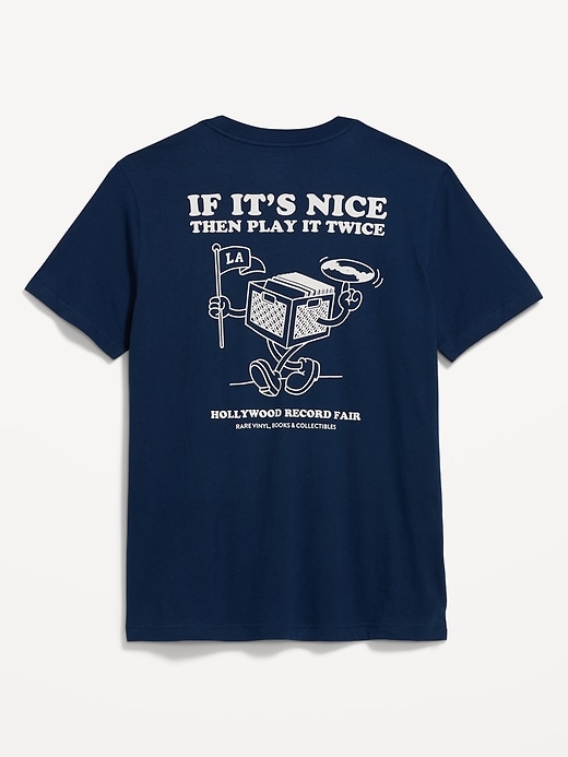 Image number 3 showing, Soft-Washed Crew-Neck Graphic T-Shirt