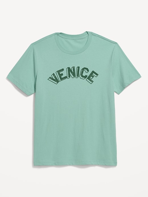 Image number 2 showing, Soft-Washed Crew-Neck Graphic T-Shirt