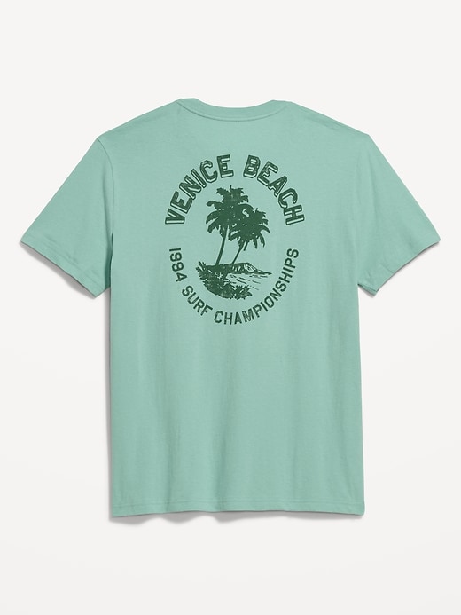 Image number 3 showing, Soft-Washed Crew-Neck Graphic T-Shirt