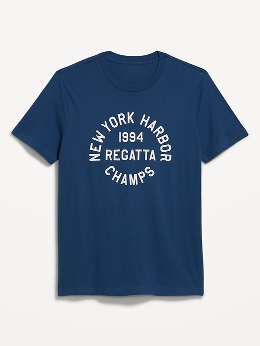 Image number 2 showing, Soft-Washed Crew-Neck Graphic T-Shirt