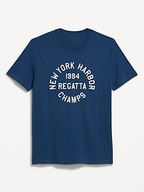 Image number 1 showing, Soft-Washed Crew-Neck Graphic T-Shirt