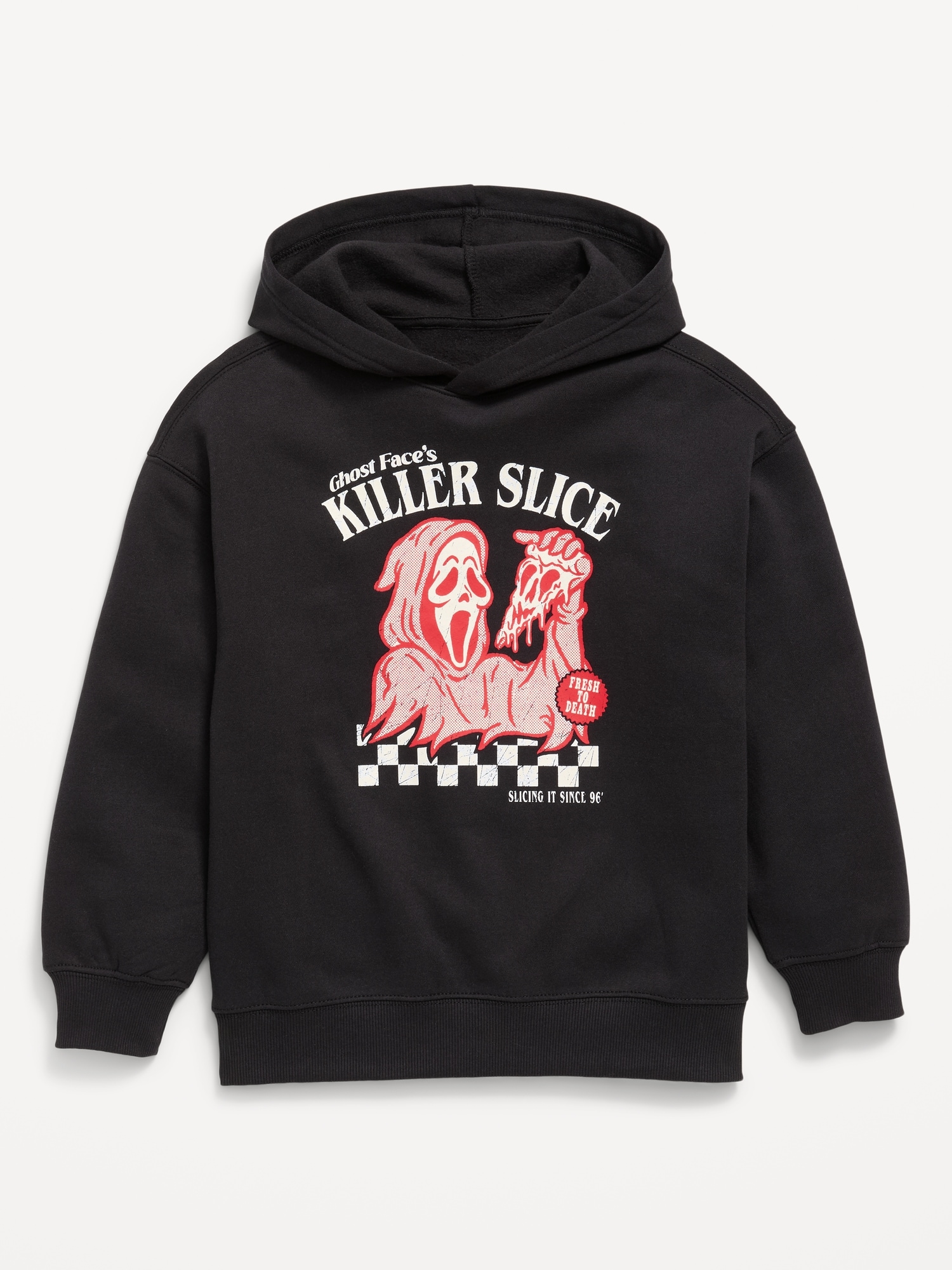 Ghost Face™ Gender-Neutral Oversized Pullover Hoodie for Kids