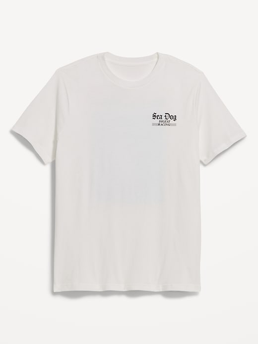 Image number 1 showing, Soft-Washed Crew-Neck Graphic T-Shirt