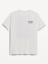 Image number 1 showing, Soft-Washed Crew-Neck Graphic T-Shirt