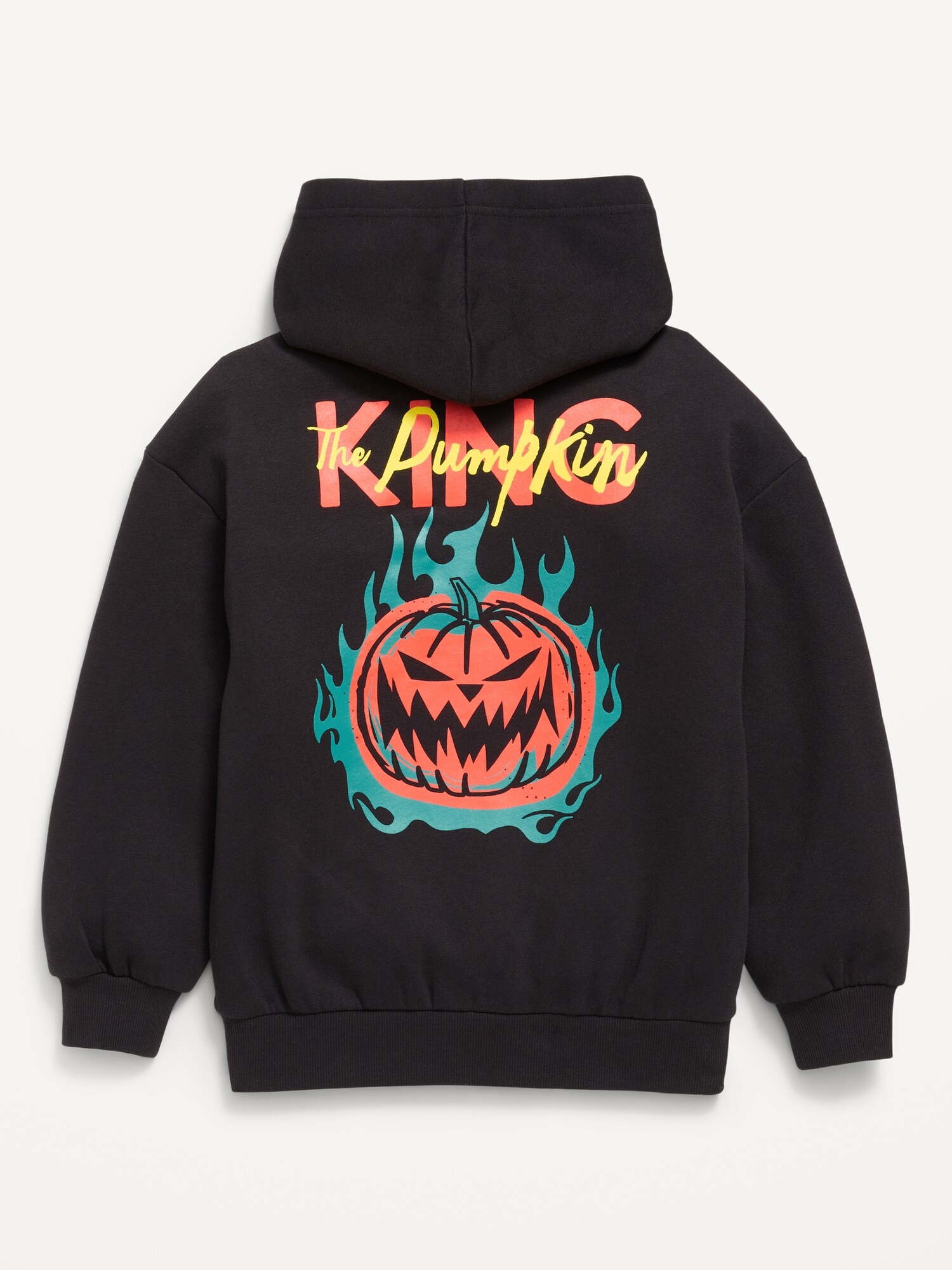 Детское худи Old Navy Disney© King Jack Gender-Neutral Oversized Pullover, цвет: Чёрный — фото 2