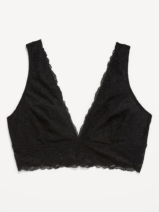 Image number 1 showing, Lace Longline Bra