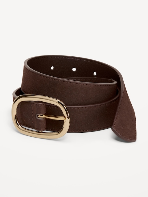 Faux-Suede Belt for Women