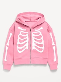 Image number 1 showing, Fleece Full-Zip Hoodie for Girls
