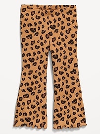 Image number 2 showing, Printed Ribbed Flare-Leg Leggings for Toddler Girls