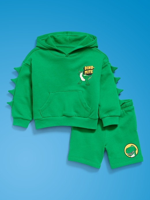 Image number 3 showing, Old Navy x Pixar Toy Story Pullover Hoodie and Shorts Set for Toddler Boys