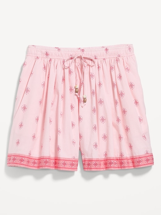 Image number 4 showing, High-Waisted Drapey Skirt Short