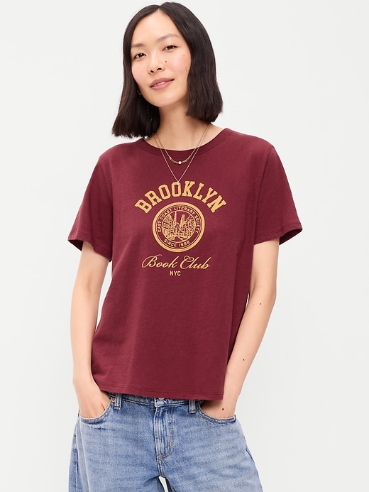 Image number 1 showing, EveryWear Crew-Neck Graphic T-Shirt
