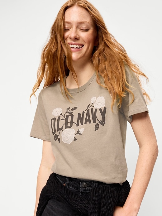 Image number 3 showing, EveryWear Crew-Neck Logo-Graphic T-Shirt