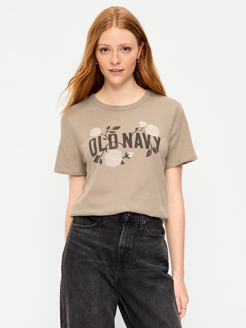 EveryWear Crew-Neck Logo-Graphic T-Shirt