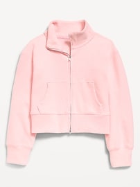 Image number 1 showing, CozePlush 2-Way-Zip Jacket for Girls