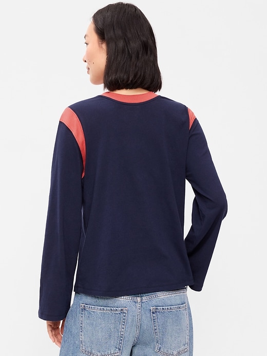 Image number 2 showing, EveryWear Long-Sleeve Graphic T-Shirt