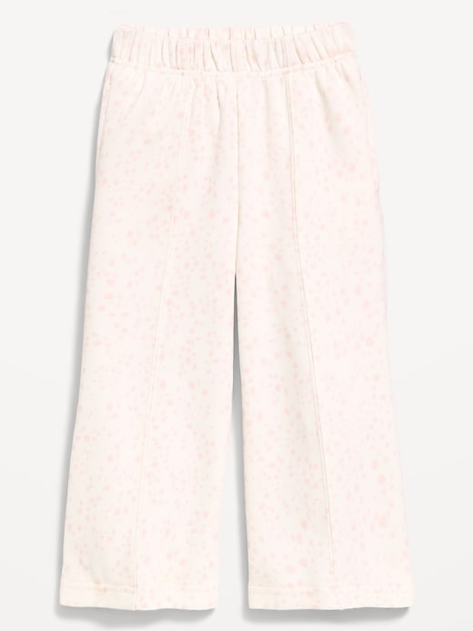 Image number 1 showing, Dynamic Fleece Wide-Leg Sweatpants for Toddler Girls