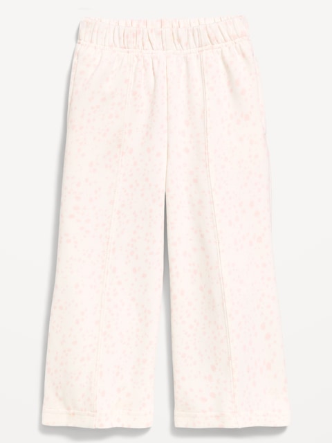 Dynamic Fleece Wide-Leg Sweatpants for Toddler Girls