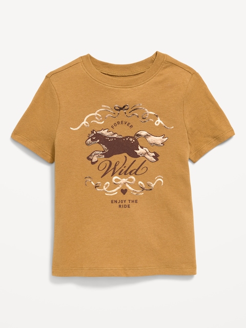 Short-Sleeve Graphic T-Shirt for Toddler Girls
