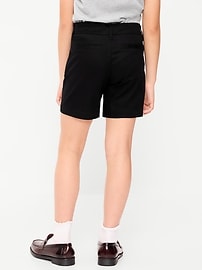Image number 2 showing, School Uniform Twill Bermuda Shorts for Girls