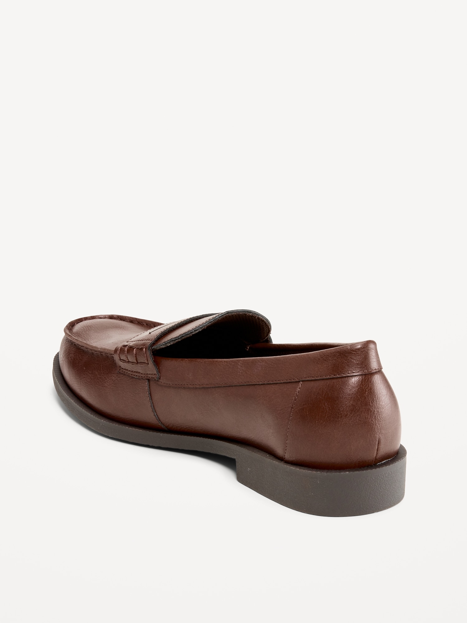 Faux-Leather Loafers for Men