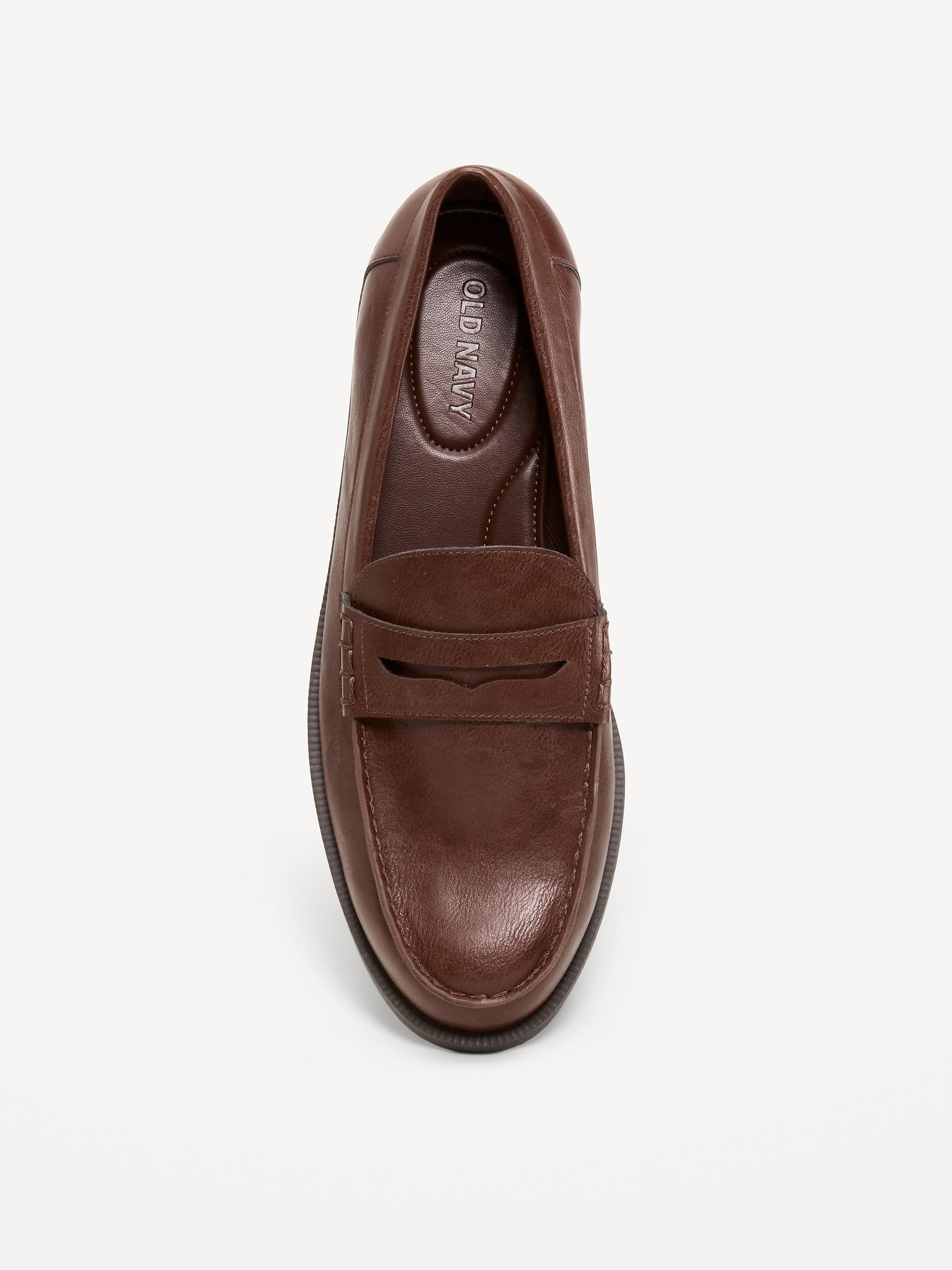 Faux-Leather Loafers for Men