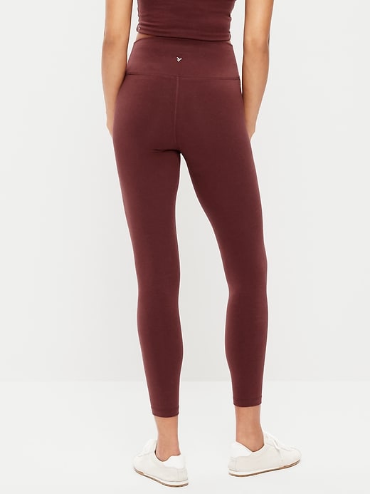 Image number 2 showing, High-Waisted PowerChill 7/8 Cotton Leggings