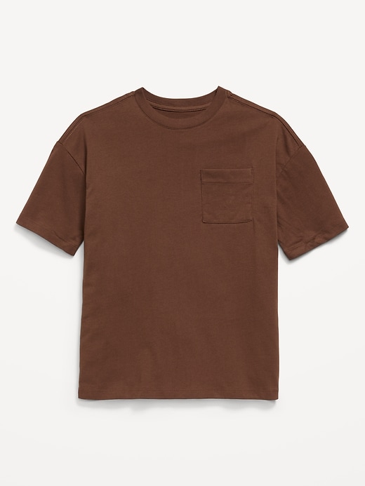 Image number 1 showing, Oversized Short-Sleeve Pocket T-Shirt for Boys
