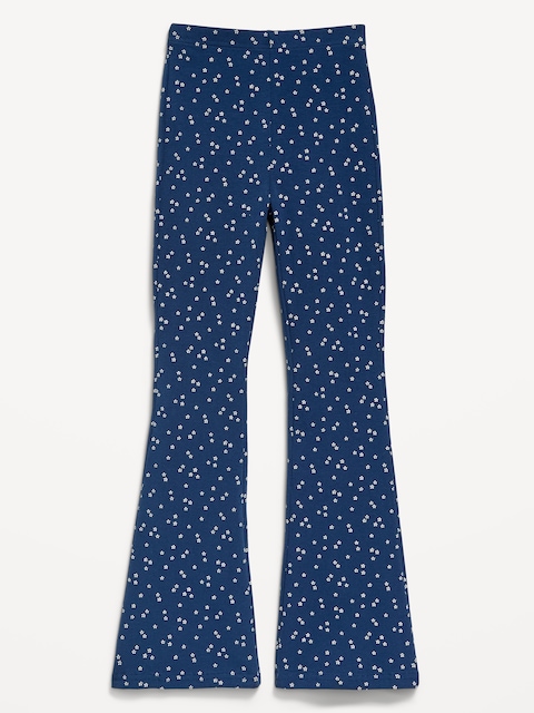 High-Waisted Flared Leggings for Girls