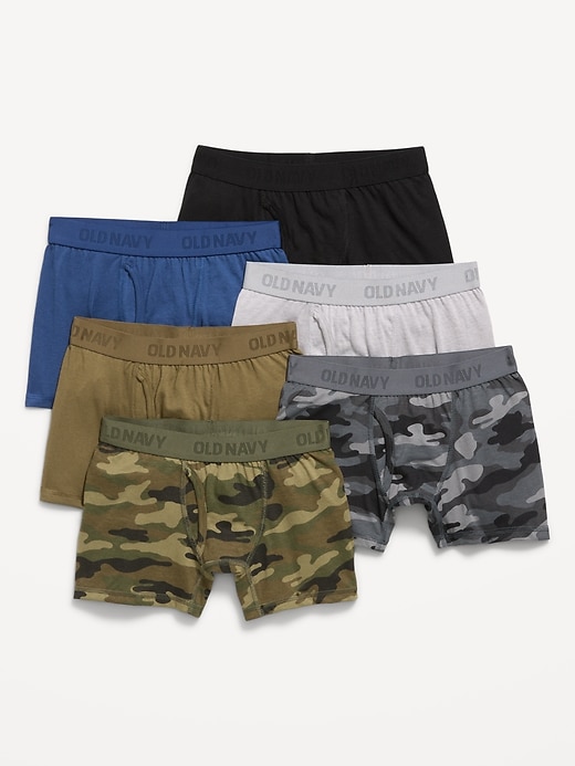 Image number 1 showing, Boxer-Briefs Underwear 6-Pack for Boys