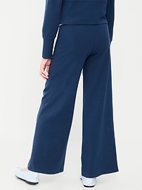 Image number 2 showing, Foldover Jersey Knit Wide-Leg Pants for Girls