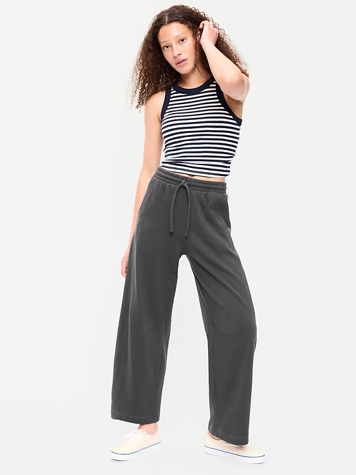 Image number 1 showing, Mid-Rise SoComfy Barrel Sweatpants
