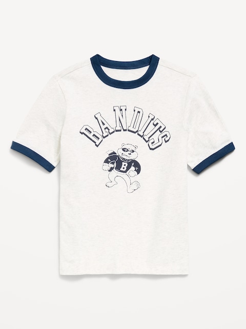 Softest Short-Sleeve Graphic Ringer T-Shirt for Boys
