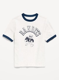 Image number 1 showing, Softest Short-Sleeve Graphic Ringer T-Shirt for Boys