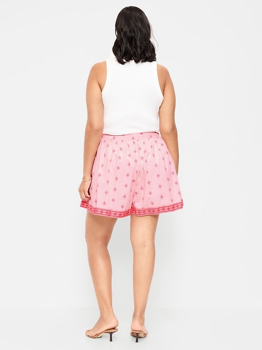 Image number 8 showing, High-Waisted Drapey Skirt Short