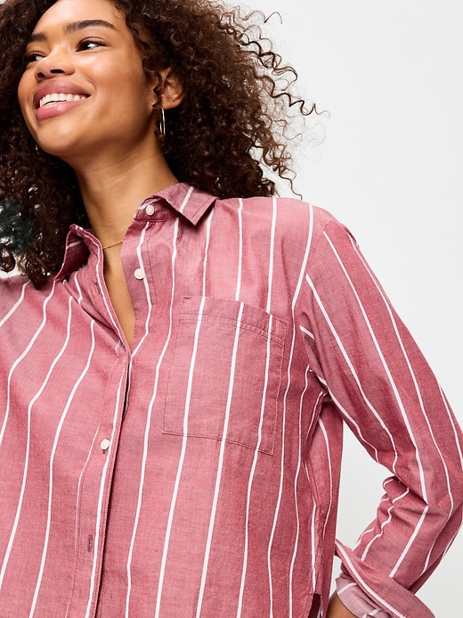 Image number 4 showing, Cropped Button-Down Shirt