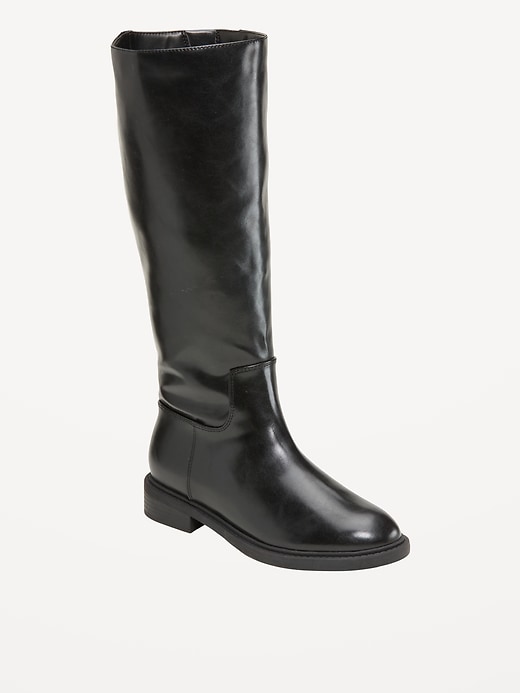 Image number 1 showing, Mid-Calf Riding Boots for Women