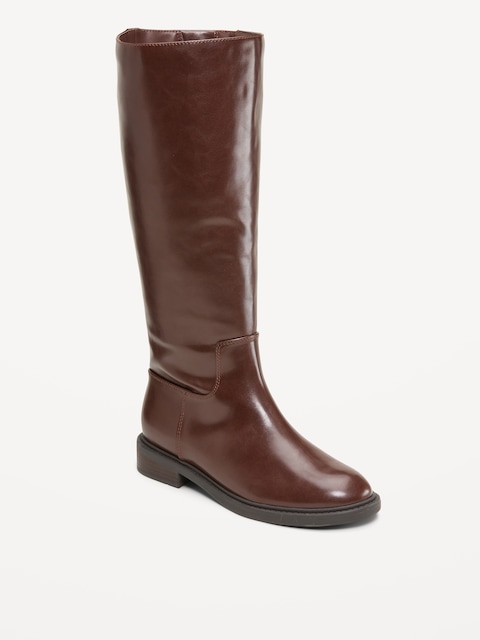 Mid-Calf Riding Boots for Women