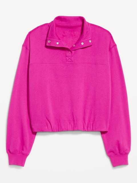 SoComfy Funnel-Neck Sweatshirt
