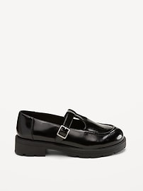 Image number 3 showing, Shiny Faux-Leather Mary Jane Shoes for Girls